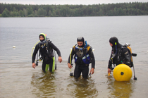 Здесь проводим открытую воду